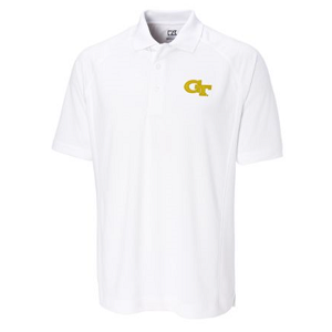 Georgia Tech Yellow Jackets CB DryTec Mogul Polo - White